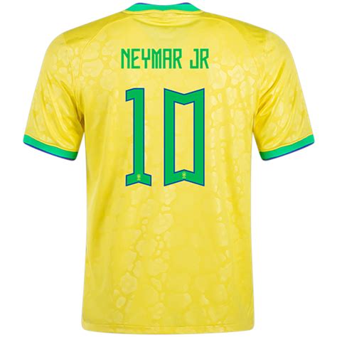 men's replica nike neymar jr. brazil home jersey 2022|brazilian neymar jersey.